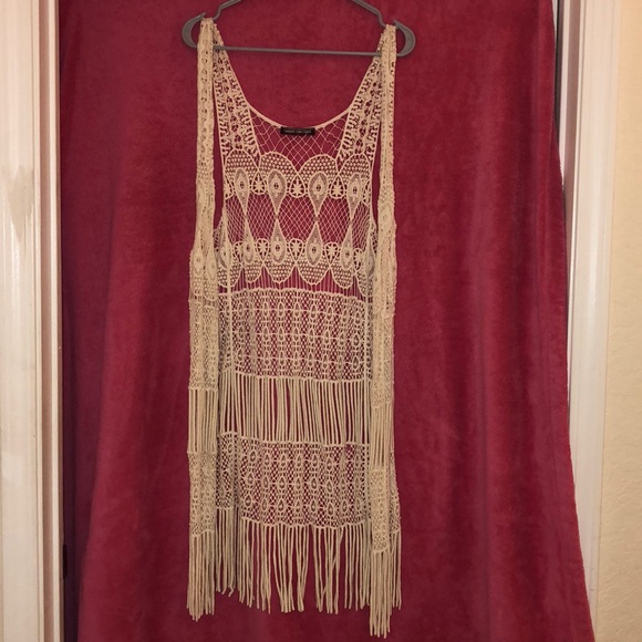 Western Fringe Boho Vest - Picture 1 of 3